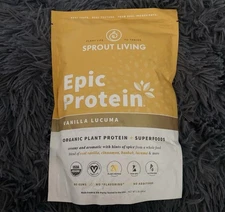 Sprout Living, Epic Protein, Organic Plant Protein + Superfoods, Vanilla 01/27