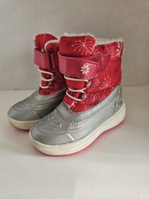 Girls Lupilu Winter Snow Boots, Waterproof, Warm Mid Calf, Anti Slippery