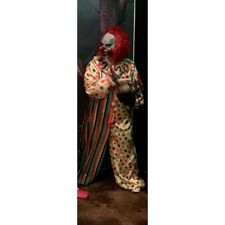 One Size Fits Most Creepy Clown Costume, Mask, Gloves, Shoes Can Split Up