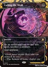 Culling the Weak [JP Alternate Art Foil] #157 Prices | Magic