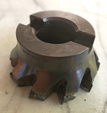 SANDVIK 4" O.D. 45 DEG FACE MILL RA290-102R38-12H 1 1/2 PILOT 10 POCKETS 4.0