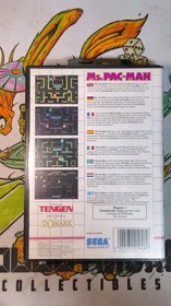 MS. PAC-MAN - SEGA MASTER SYSTEM - CIB W/ Hang Tab - PAL - 