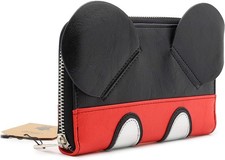 Portafoglio Mickey Mouse Disney Topolino Donna Ventaglio Nuovo Originale Regalo