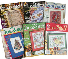 Lot of 6 Cross Stitch Magazine Quick Easy Emb...