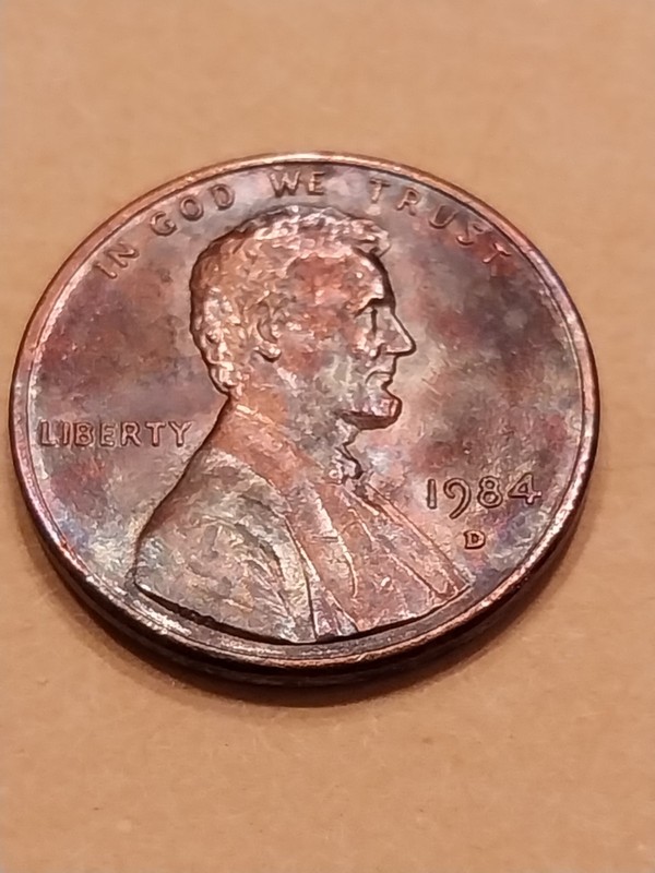 1984D Penny One Cent 