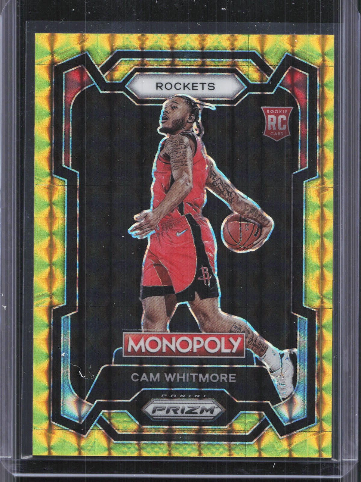 2023-24 Panini Prizm Monopoly #31 Cam Whitmore Gold RC #/49