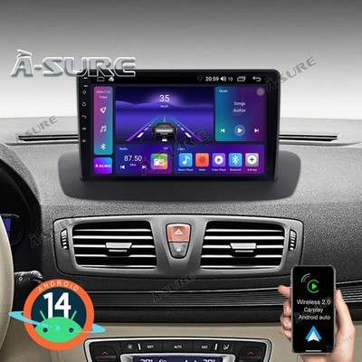 DAB+ CarPlay Android 15 Autoradio GPS NAVI WIFI Für Renault Megane III 2009-2015