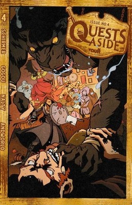 Quests Aside #4 Main Cover Vault Comics