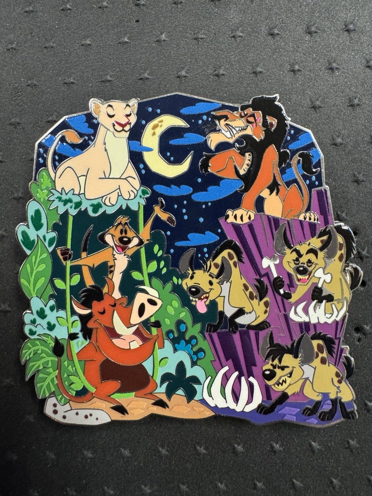 Disney Parks Lion King Supporting Cast Scar Pumbaa Timon Nala Scar Family Pin