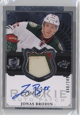 2013-14 Upper Deck The Cup Rookie 40/249 Jonas Brodin #115 Patch Auto 0bz8