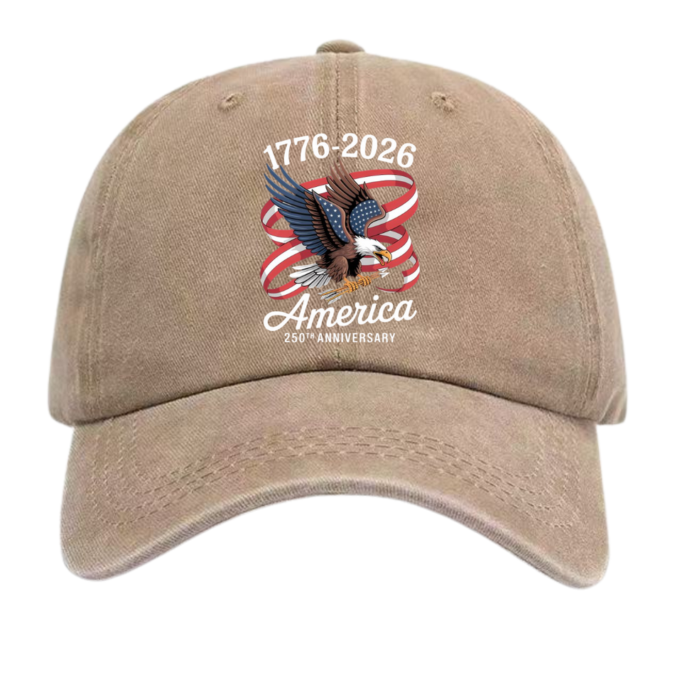 USA 250th Anniversary Patriotic Eagle American Flag 1776-2026 Baseball ...