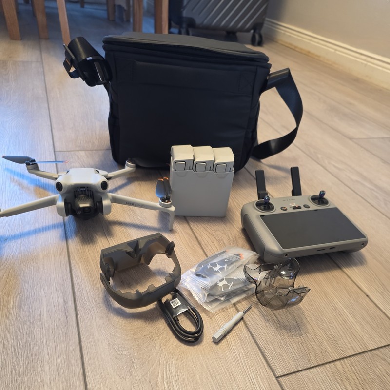 DJI Mini 4 Pro Fly More Combo Camera Drone (with RC 2 Remote)