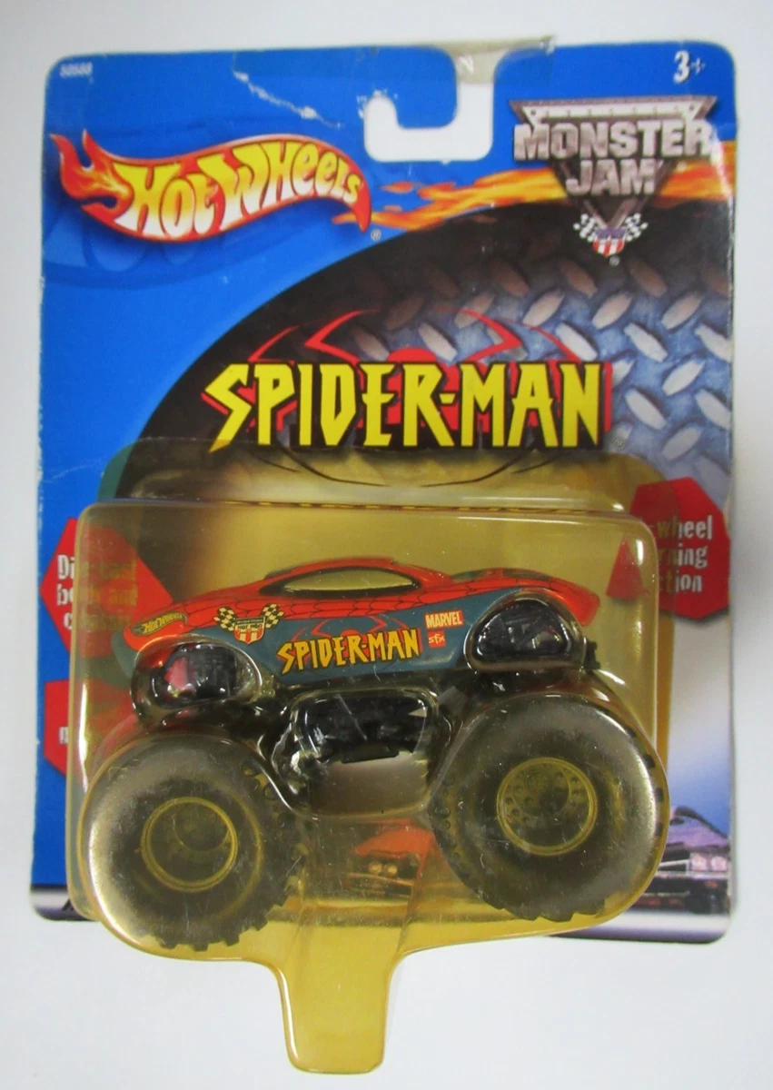 Hot Wheels Monster Jam Spider-Man Diecast & Toy Vehicles for sale