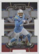 2023 Panini Select Concourse Black & Red Prizm Die-Cut Keenan Allen #51 19yg