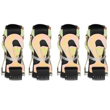 Black Axle Straps Race Car Trailer Hauler Ratchet Tie Down Strap Flatbed Tow