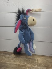 Vintage Disney Store Winnie The Pooh EEYORE Mini Bean Bag 9" Stuffed Plush Toy