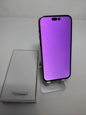 Broken Unlocked Apple iPhone 14 Pro Max 256GB Bad LCD Free Shipping