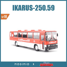 MODIMIO 1/43 Ikarus 250.59 Intercity Bus Our Buses Series Soviet Model MDSB018