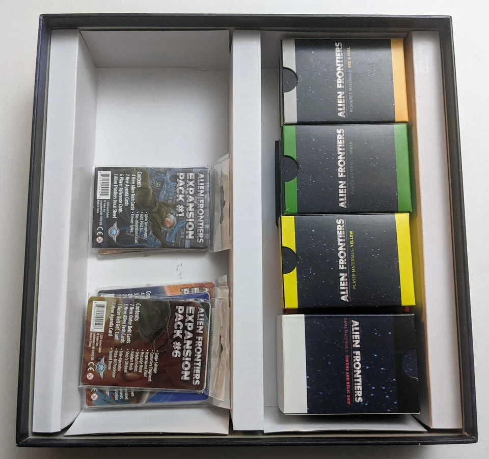 Alien Frontiers - Juego de Mesa + Packs de Expansión #1-6 - 100% Completo Foto 3 de 4