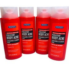 4 XtraCare Body Acne Exfoliator Cleanser w/ Salicylic Acid PHA 8.5oz Each