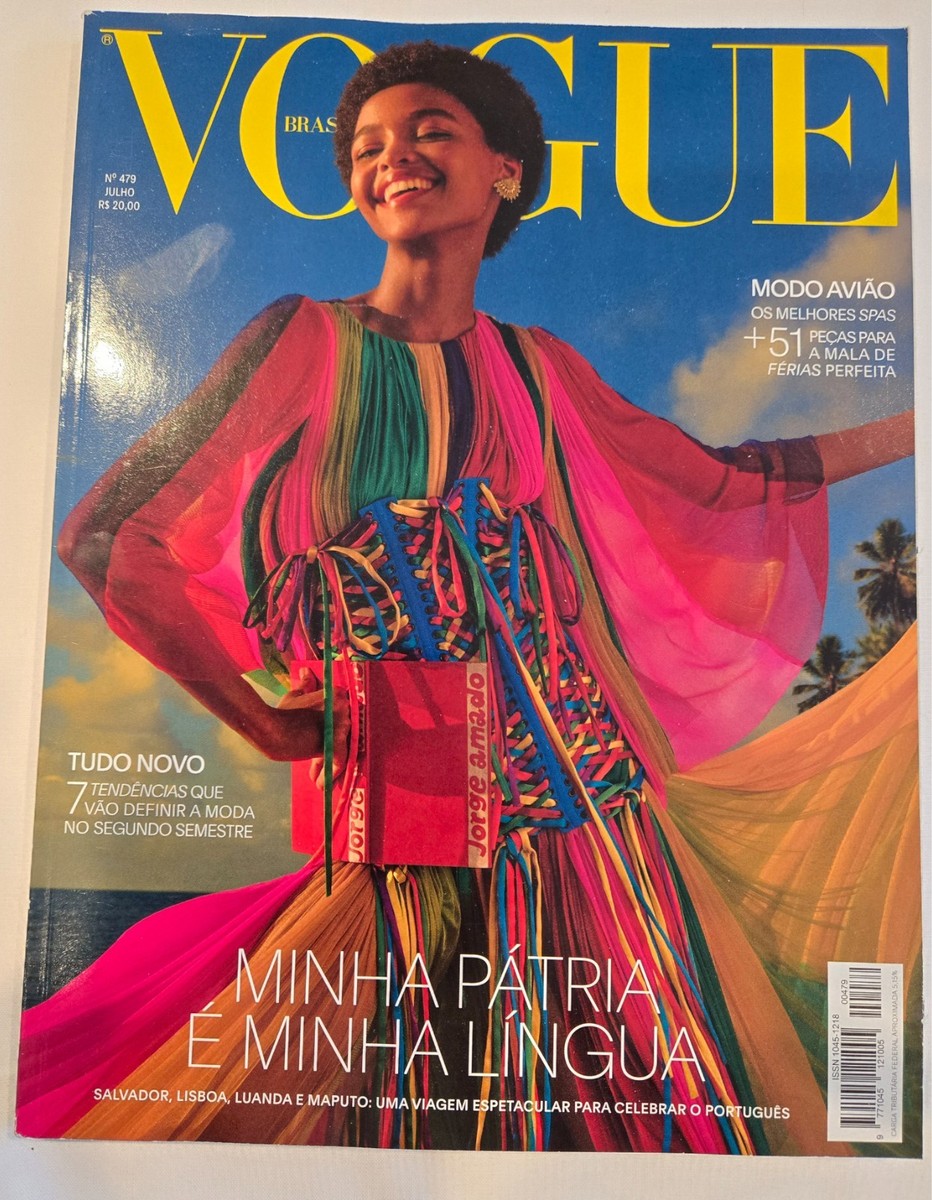 BELLES EN VOGUE 写真集 Vogue Brazil Magazine July 2018 Blesnya Minher | eBay
