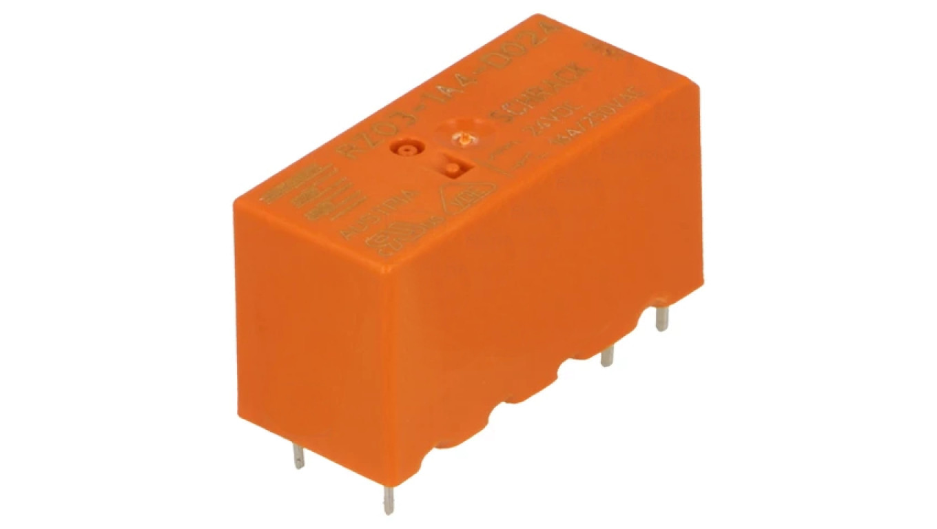 SPST-NO electromagnetic relay 24VDC 16A PCB 1-1415899-7 /T2UK