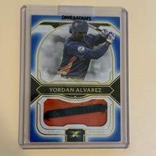 2024 Topps Definitive Collection Yordan Alvarez /30 Game Used Jersey Patch