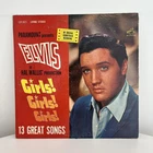 Vintage Elvis Presley Girls! Girls! Girls! 12" Vinyl LP 1962 RCA Soundtrack Rock