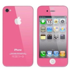 iphone 4 And 4S, Shell Screen And Back, Pink