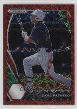2021 Panini Prizm Draft Picks Red Velocity Prizm Izaac Pacheco #PDP39 13vr