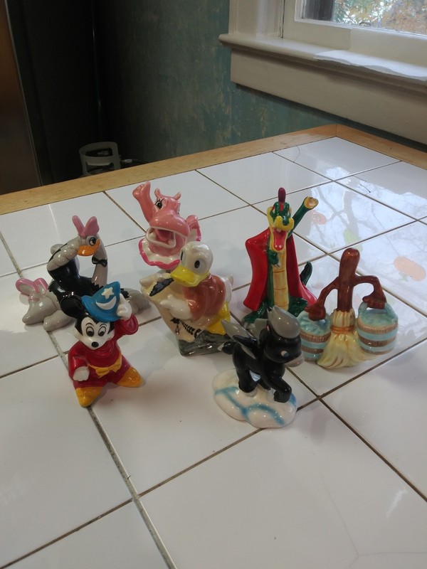 Disney Fantasia Ceramic Figurine Set  **RARE**