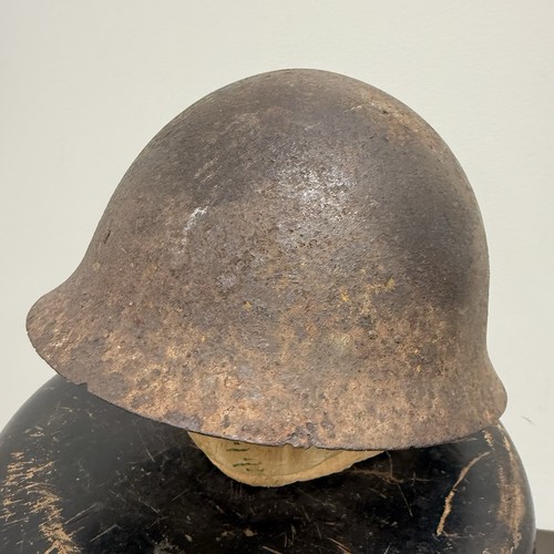Original WWII Japanese Type 90 Helmet Shell Relic