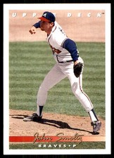 John Smoltz 1993 Upper Deck #363 Braves MLB READ FREE SHIPPING AutographDen