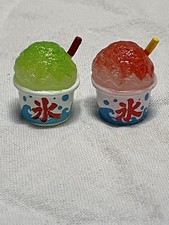 Lot Of 2 Japan Shaved Ice Bath Bomb Ball Toy T