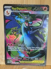 Mega Charizard X Ex 109/94 Ultra Rare Full Art Phantasmal Flames Pokémon TCG NM