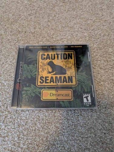 NTSC SEGA Seaman Sega Dreamcast (2000) No Mic, CIB