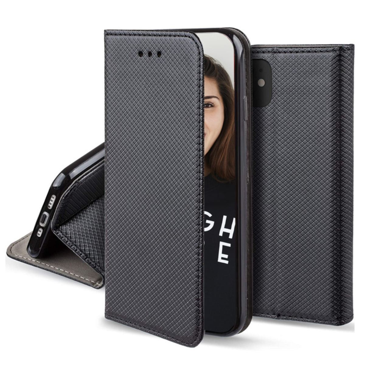 Étui Galaxy A25 5G Jaym en simili cuir premium à fermeture magnétique robuste