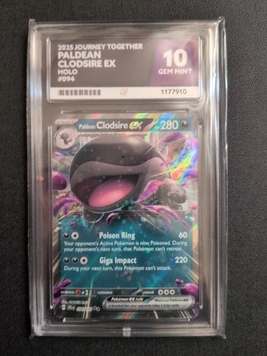 Paldean Clodsire ex 094/159 ACE graded card