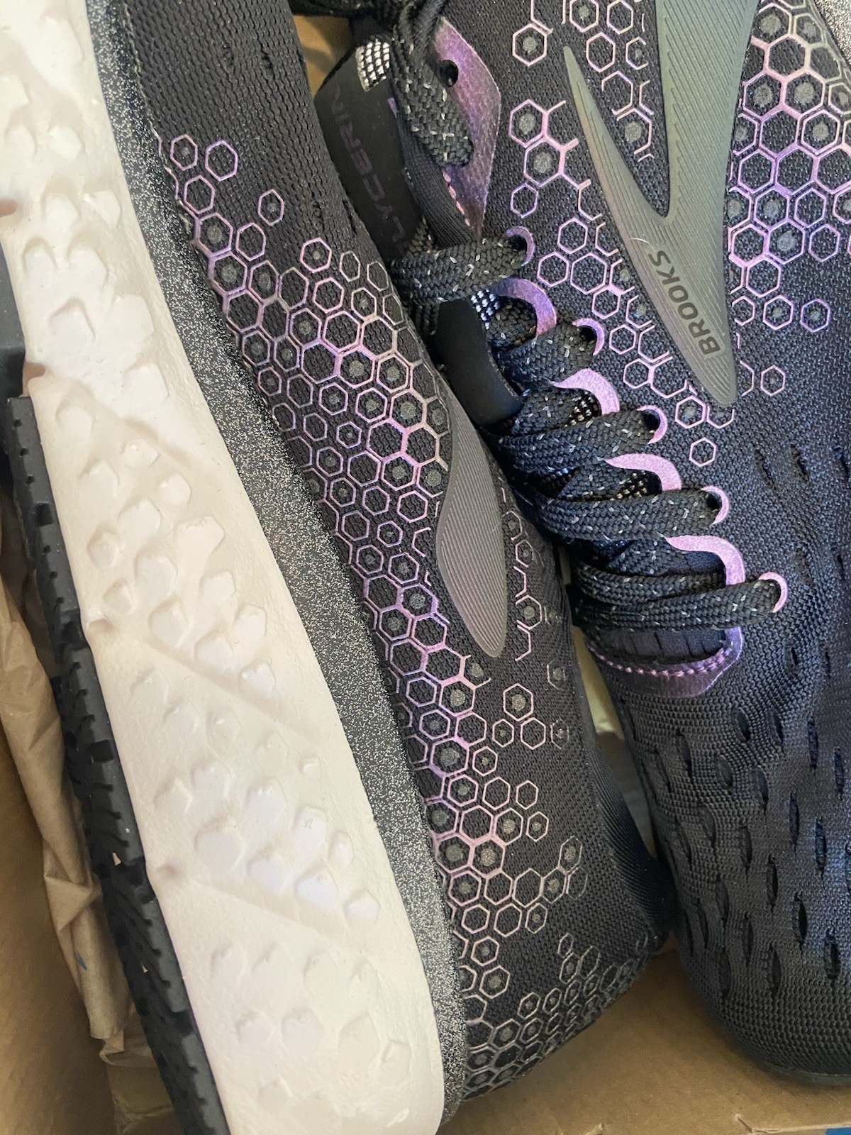 NIB Brooks Glycerin 18 Women’s Running Shoes BRAND NEW Black Purple 11 thumbnail 14