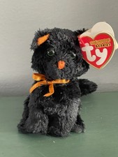 Ty FRIGHTS Black Cat Halloweenie Beanie/Ornament - 5”