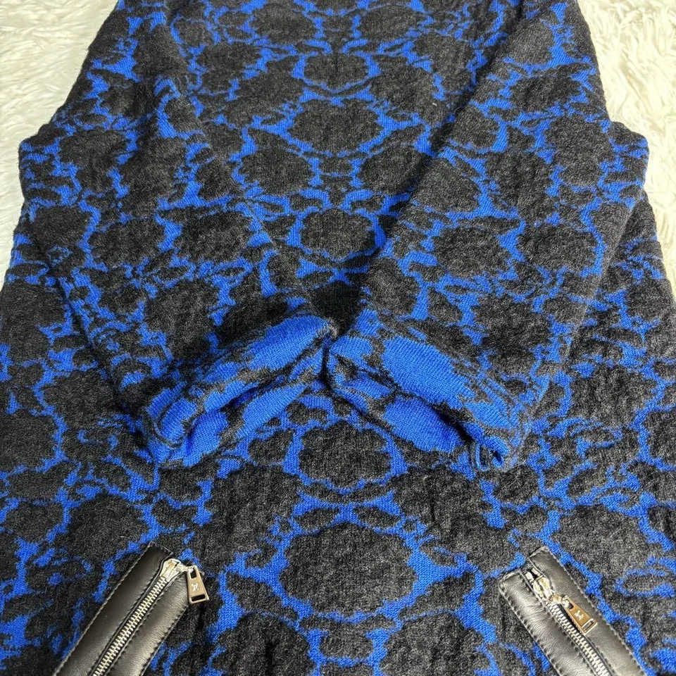 hermoso LOUIS VUITTON Tejido Una Pieza Flor Bordado Floral XS Talla 253 Foto 3 de 4