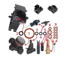 Service kit for Saeco Incanto. brewing unit 9 grams. 18 O-rings