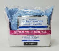 Neutrogena Makeup Remover Cleansing Towelettes Twin Pack Fragrance Free 50