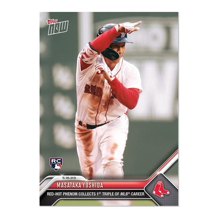 2023 Topps NOW # 303 Masataka Yoshida 1st Triple of MLB Career -Free Shipping!