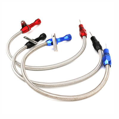 Topporter Stainless Flexible Dipstick For GM TH350/TH400 & Chevy SBC/BBC Transmissions