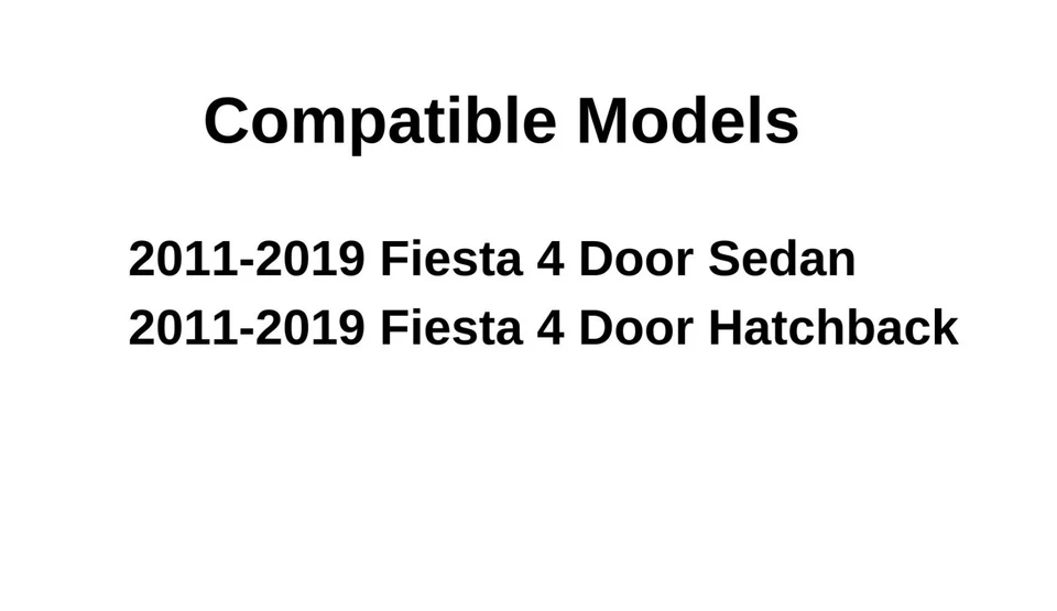 Fits 2011-2019 Ford Fiesta Driver Side Left Front Door Window Glass - Imagem 3 de 3