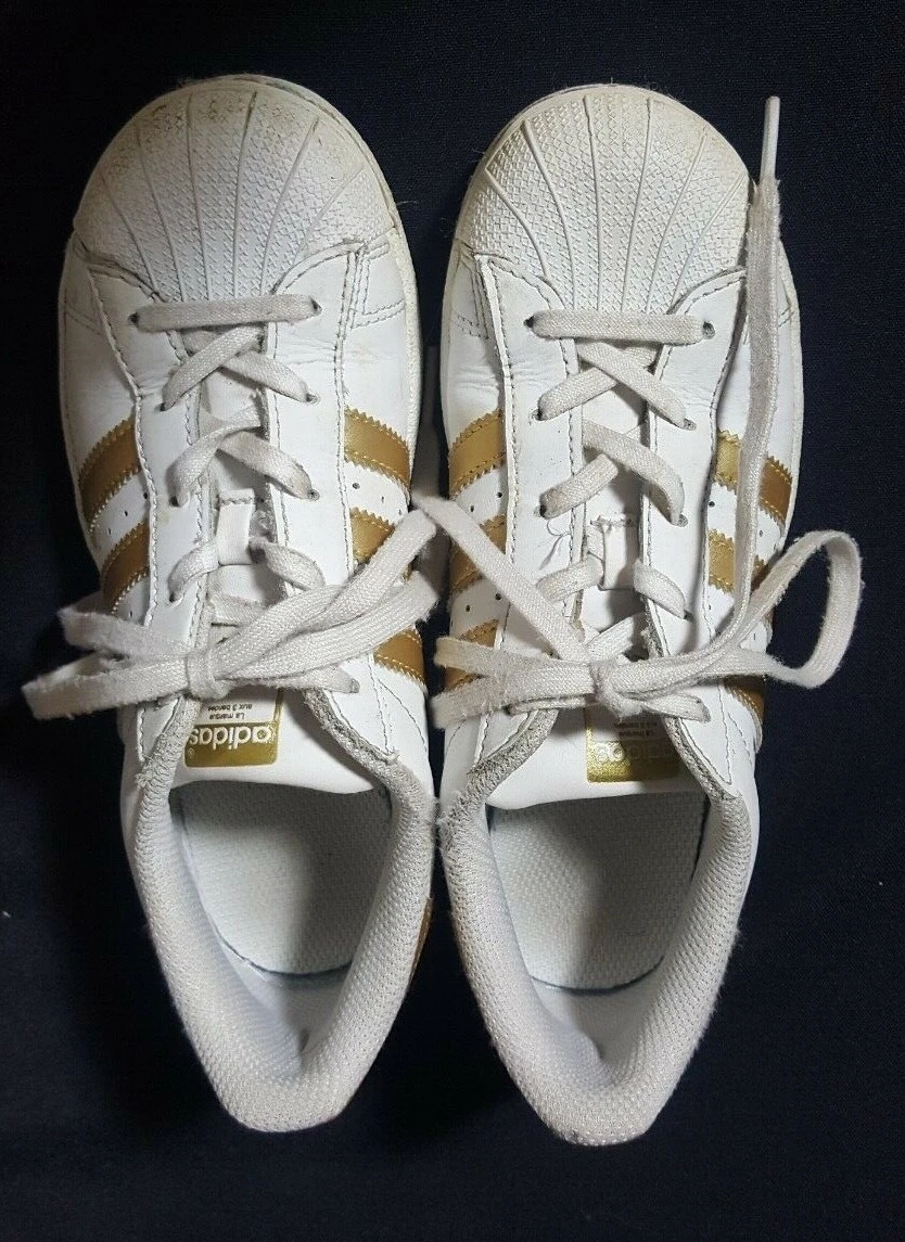 Adidas superstar girls size 2 sale