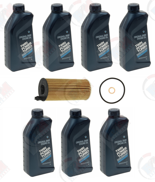 Oil Filter Kit + 7 Liter 5W30 Synthetic Oil for 20142016 BMW 535d F10 eBay