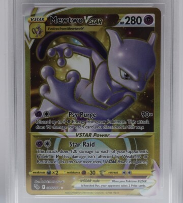 Pokémon TCG - Mewtwo VSTAR 86/78 - Pokemon GO Full Art Secret Rare
