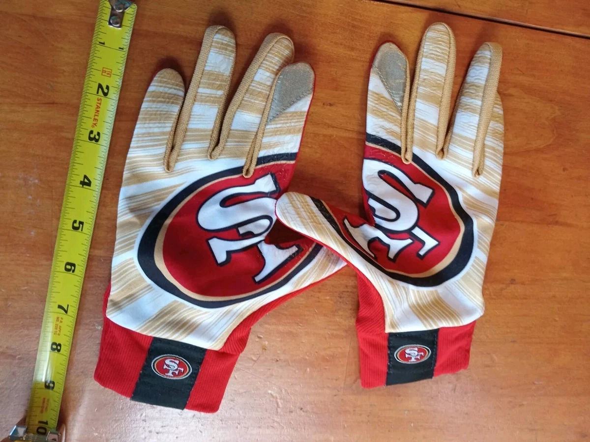 Nike San Francisco 49ers NFL Gloves for sale | eBay
